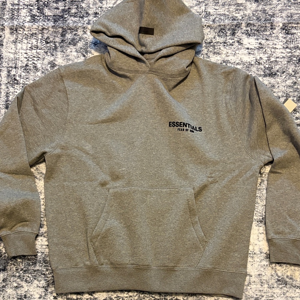 Essentials Fear of God Heather Gray Men's Hoodie